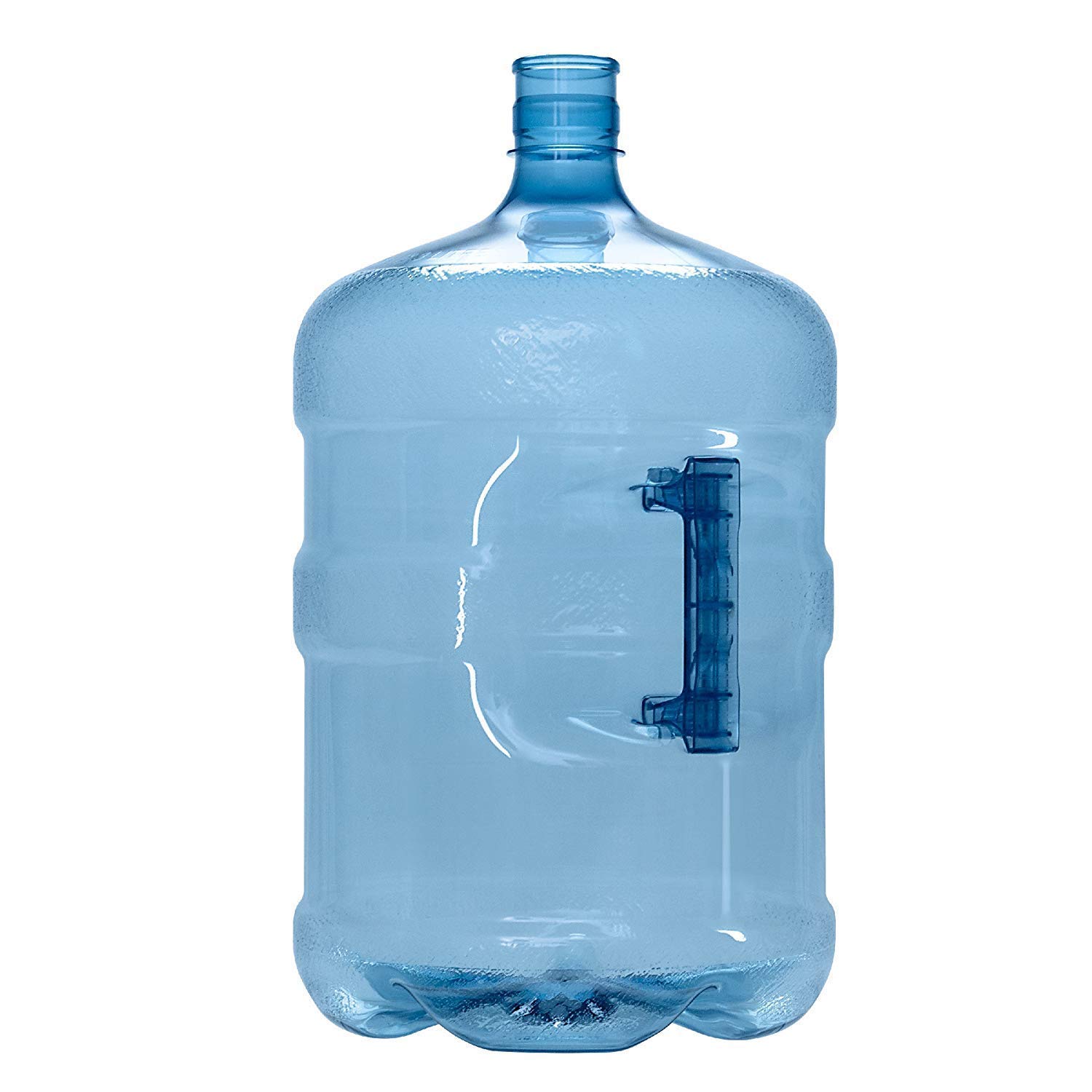 5 Gallon PET Plastic Crown Top Water Bottle - Blue Dot Water